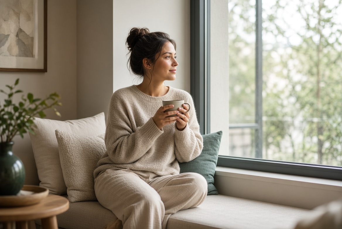Thoughtful adult reflecting on personal boundaries and relationship choices